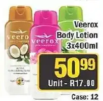 J&E Cash and Carry Veerx Body Lotion offer