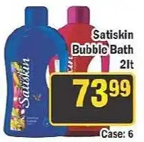 J&E Cash and Carry Satiskin Bubble Bath offer
