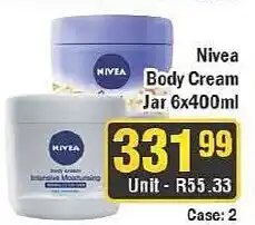 J&E Cash and Carry Nivea Body Cream offer