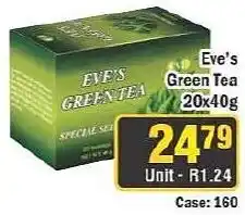 J&E Cash and Carry Eve's Green Tea offer