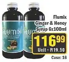 J&E Cash and Carry Flumix Ginger & Honey Syrup offer