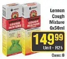 J&E Cash and Carry Lennon Cough Mixture offer