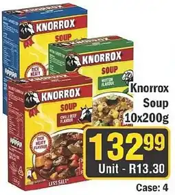 J&E Cash and Carry Knorrox Soup offer