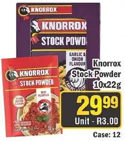 J&E Cash and Carry Knorrox Stock Powder offer