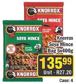 J&E Cash and Carry Knorrox Soya Mince offer