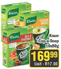 J&E Cash and Carry Knorr Cup-a-Soup offer