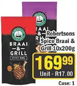 J&E Cash and Carry Robertsons Spice Braai & Grill offer