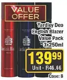 J&E Cash and Carry Yardley Deo English Blazer offer