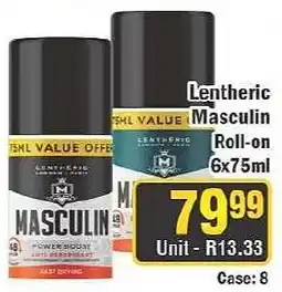 J&E Cash and Carry Lenthéric Masculin Roll-on offer