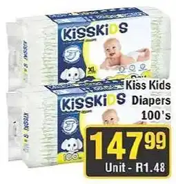 J&E Cash and Carry Kiss Kids Diapers offer