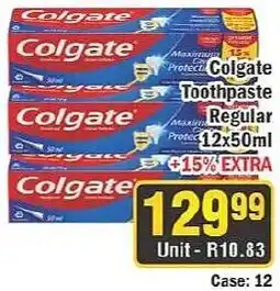 J&E Cash and Carry Colgate Toothpaste Regular offer