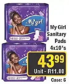 J&E Cash and Carry My Girl Sanitary Pads offer