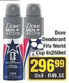 J&E Cash and Carry Dove Men+Care Deodorant offer