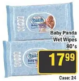 J&E Cash and Carry Baby Panda Wet Wipes offer