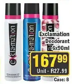 J&E Cash and Carry Exclamation Deodorant offer