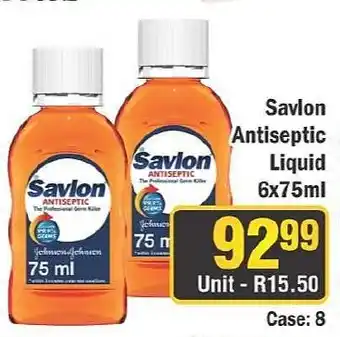 J&E Cash and Carry Savlon Antiseptic Liquid offer