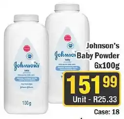 J&E Cash and Carry Johnson's Baby Powder offer
