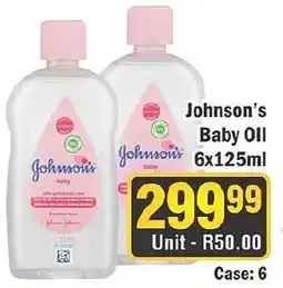 J&E Cash and Carry Johnson's Baby Oil offer
