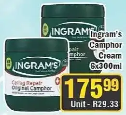 J&E Cash and Carry Ingram's Camphor Cream offer