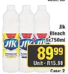J&E Cash and Carry Jik Bleach offer