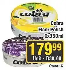 J&E Cash and Carry Cobra Floor Polish offer