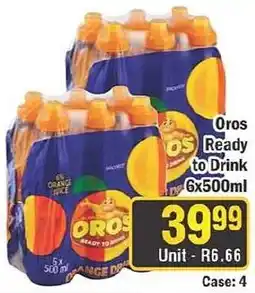 J&E Cash and Carry Oros Ready to Drink Orange Juice offer