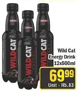J&E Cash and Carry Wild Cat Energy Drink offer
