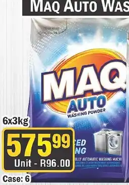 J&E Cash and Carry MAQ AUTO WASHING POWDER offer