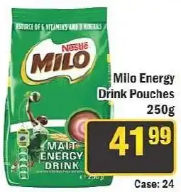 J&E Cash and Carry Nestle Milo Energy Drink Pouches offer