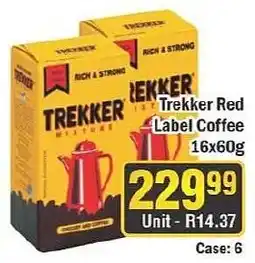 J&E Cash and Carry Trekker Red Label Coffee offer