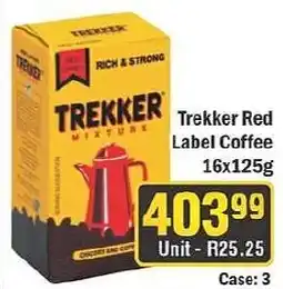 J&E Cash and Carry Trekker Red Label Coffee offer