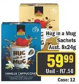 J&E Cash and Carry Hug in a Mug Sachets Assorted offer