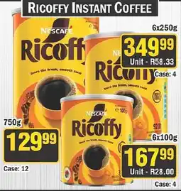 J&E Cash and Carry Nescafe Ricoffy Instant Coffee offer