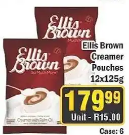 J&E Cash and Carry Ellis Brown Creamer Pouches offer