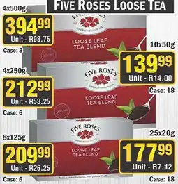 J&E Cash and Carry Five Roses Loose Leaf Tea Blend offer
