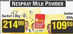 J&E Cash and Carry Nespray Milk Powder offer
