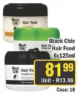 J&E Cash and Carry Black Chic Hair Food offer