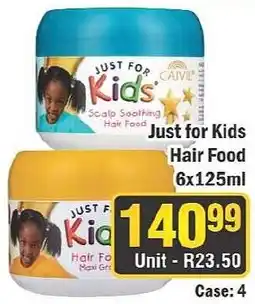 J&E Cash and Carry Just for Kids Hair Food offer