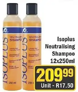 J&E Cash and Carry Isoplus Neutralising Shampoo offer