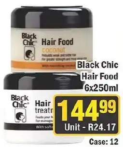 J&E Cash and Carry Black Chic Hair Food offer