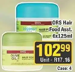 J&E Cash and Carry ORS Hair Food Asst. offer