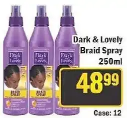 J&E Cash and Carry Dark & Lovely Braid Spray offer