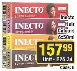 J&E Cash and Carry Inecto Hair Colours offer