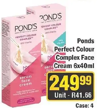J&E Cash and Carry Ponds Perfect Colour Complex Face Cream offer