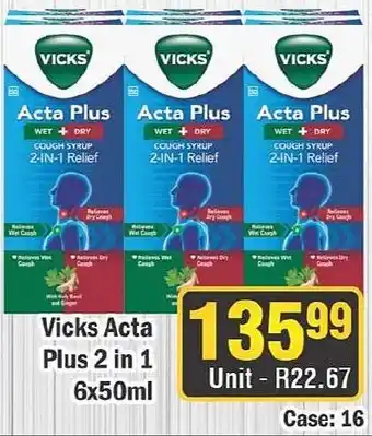 Vicks Acta Plus 2 in 1