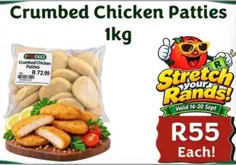 Foodeez FOODEEZ Crumbed Chicken Patties offer