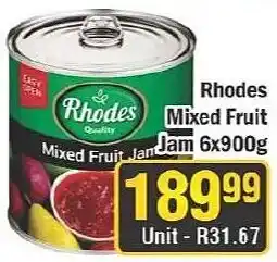 J&E Cash and Carry Rhodes Mixed Fruit Jam offer