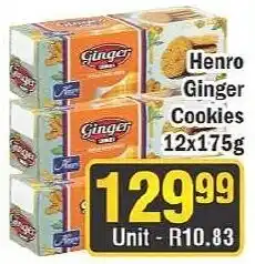J&E Cash and Carry Henro Ginger Cookies offer
