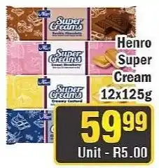 J&E Cash and Carry Henro Super Cream offer