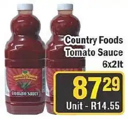 J&E Cash and Carry Country Foods Tomato Sauce offer